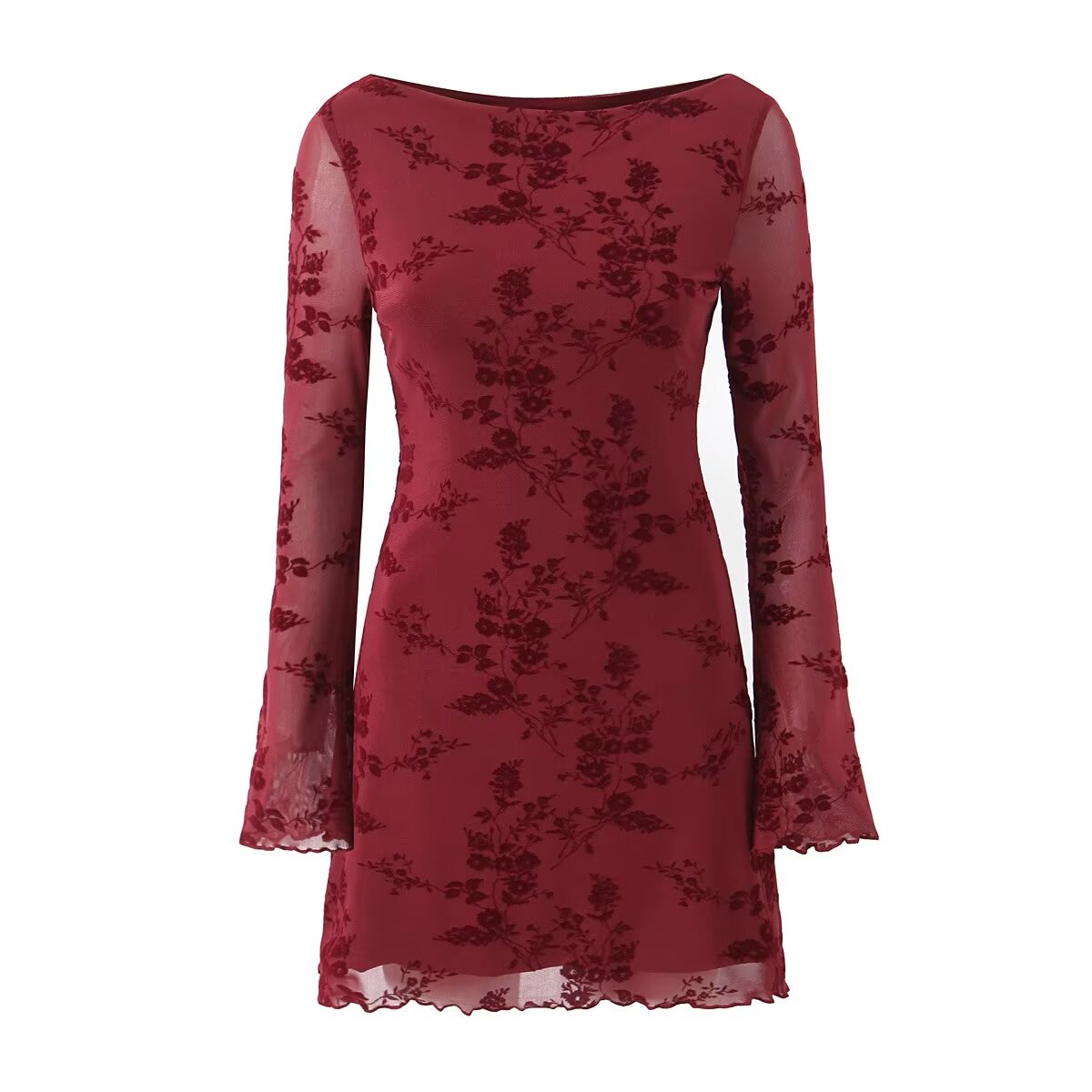 Summer Sexy Mesh Stretch Sexy Long Sleeve Top for Women Bella Mia